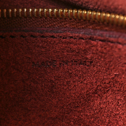 Celine Soft Grained Calfskin Sangle Bucket Bag Burgundy 6 of 8