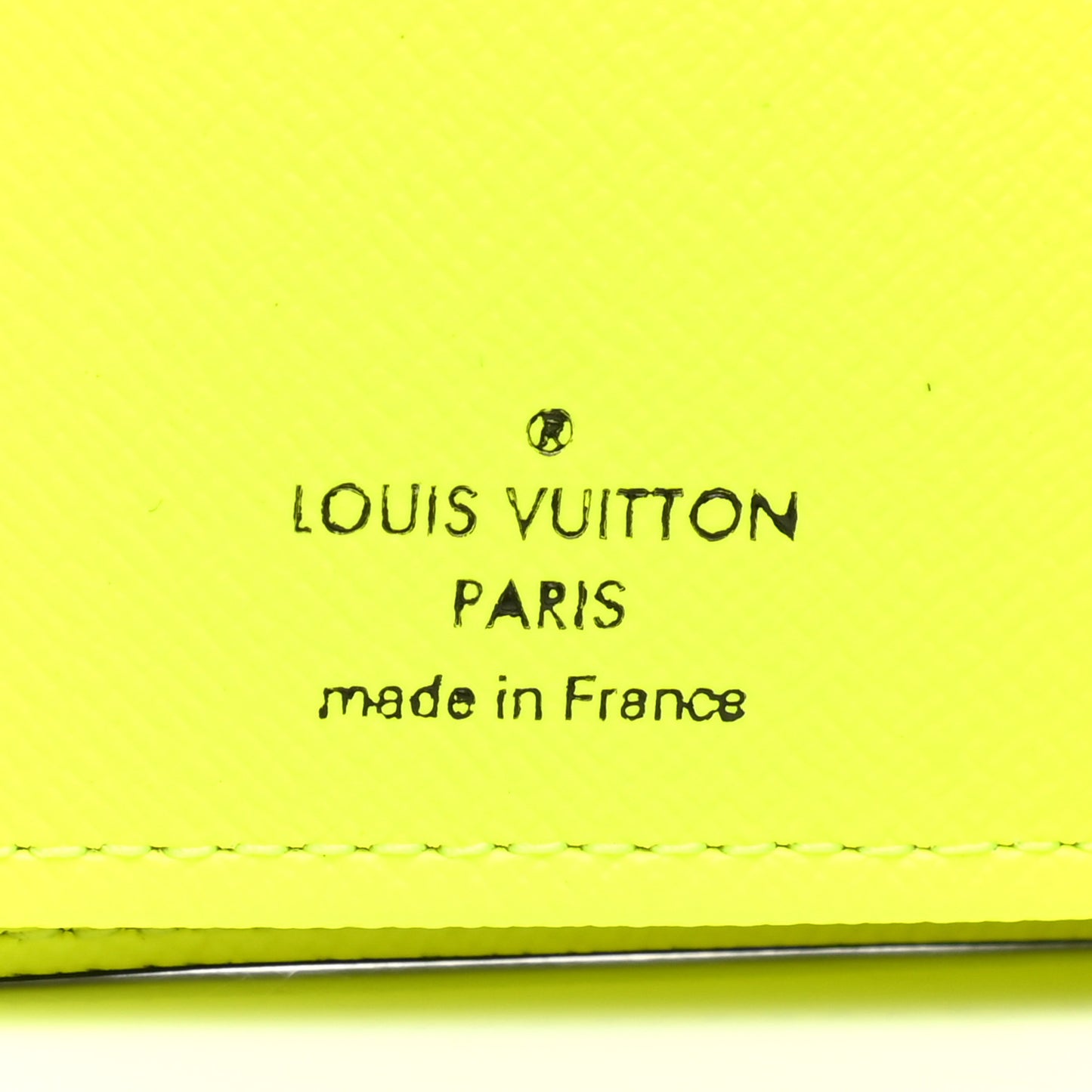 Monogram Macassar Brazza Wallet Florescent Yellow