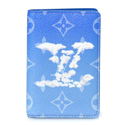 Louis Vuitton Monogram Clouds Pocket Organizer Blue 1 of 8