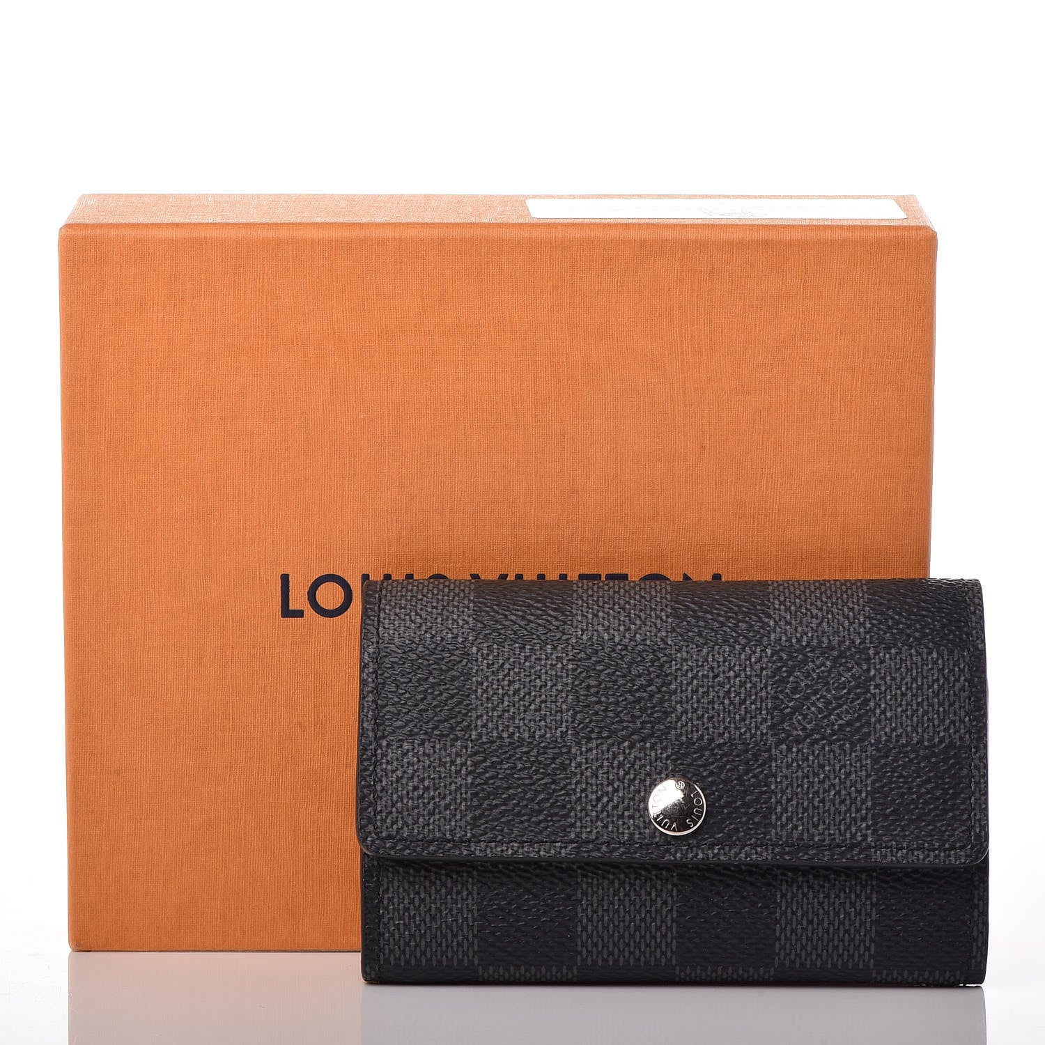Louis Vuitton Damier Graphite Multicles 6 Key Holder 7 of 7