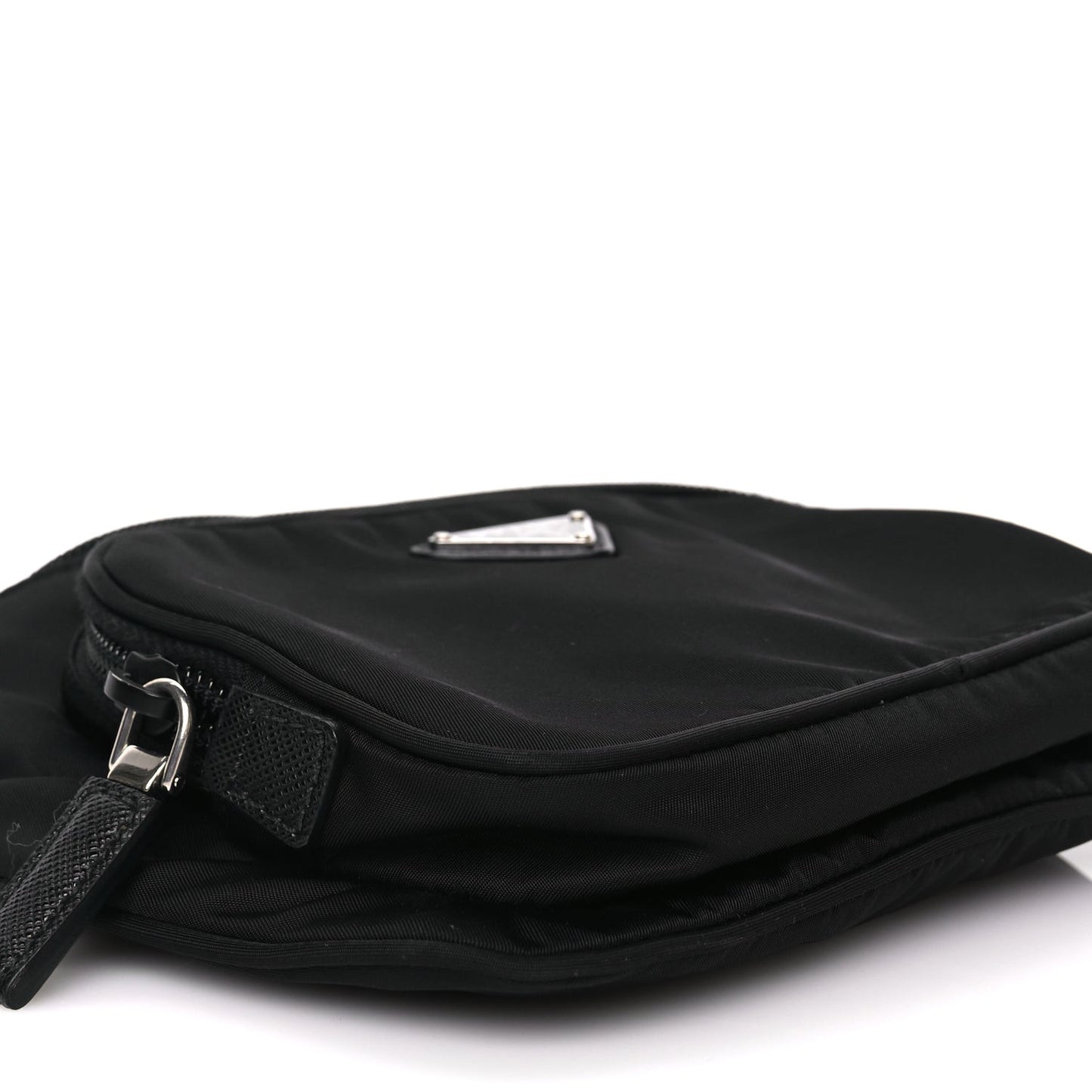 Re-Nylon Saffiano Belt Bag Black