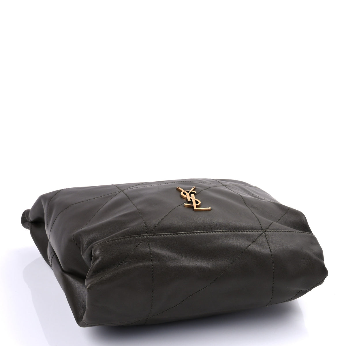 Lambskin Matelasse Monogram Medium Jamie 4.3 Pochon Light Musk