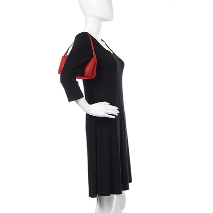 Prada Tessuto Nylon Pochette Bag Rosso 2 of 12