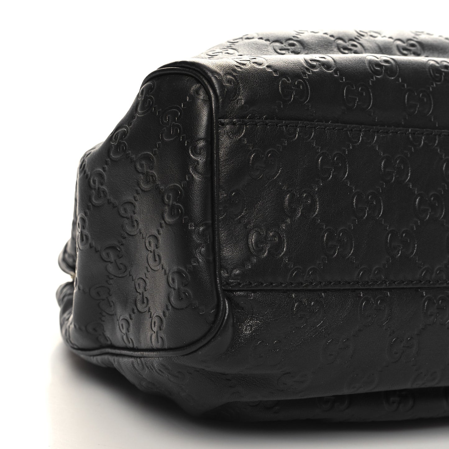 Guccissima Medium Sukey Tote Black