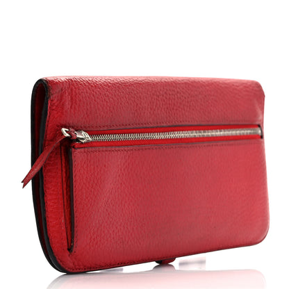 Hermes Togo Dogon Wallet Rouge Casaque 3 of 11