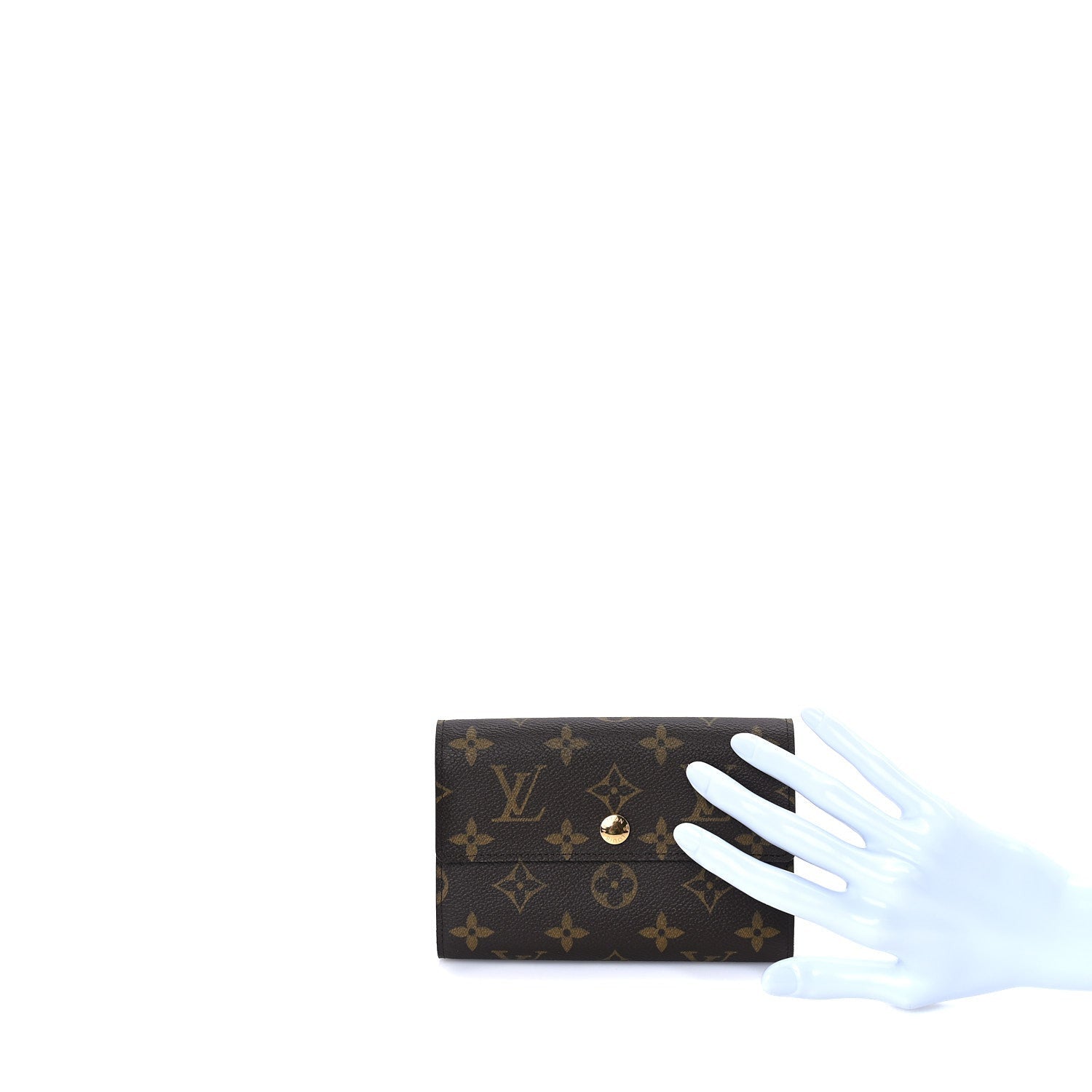 Louis Vuitton Monogram Porte-Monnaie Tresor Wallet 2 of 7