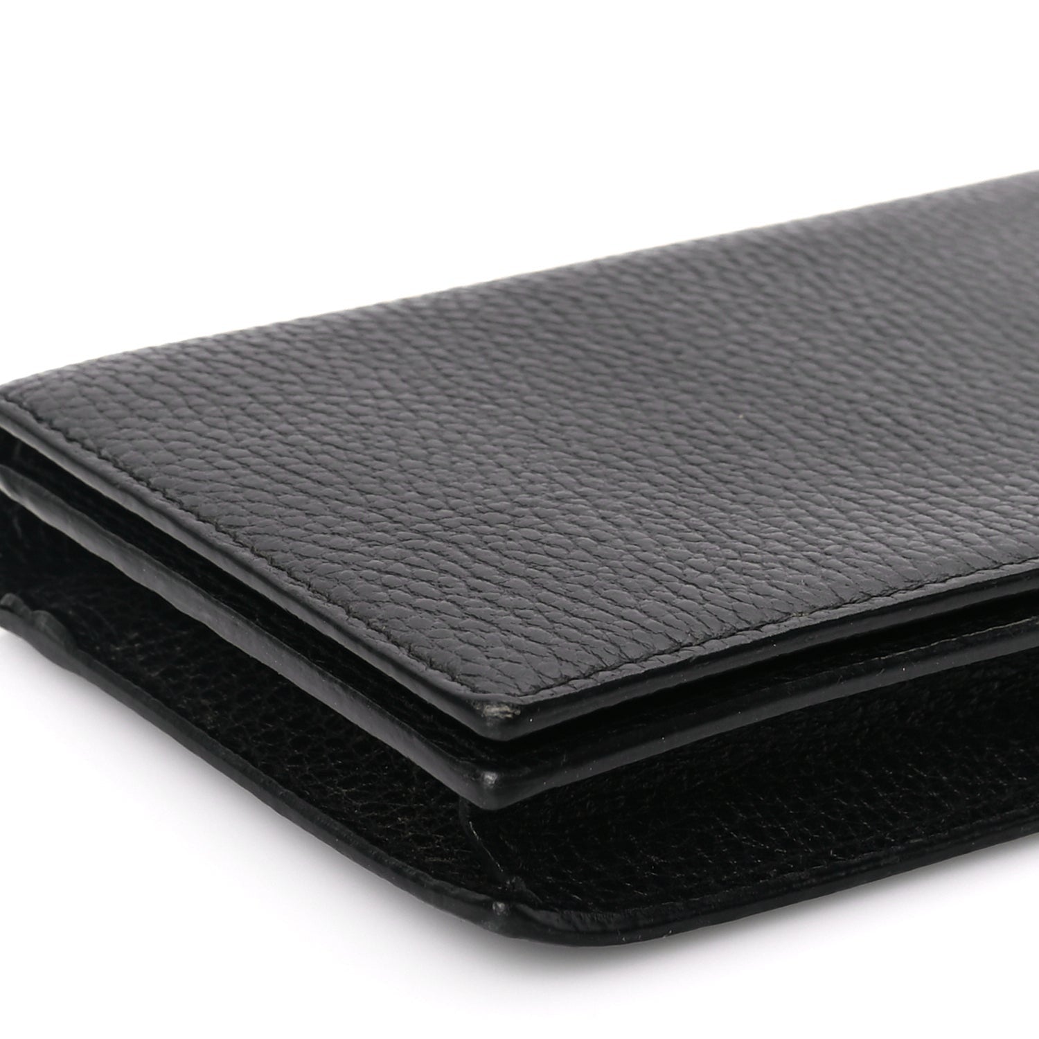 Gucci Dollar Calfskin Medium Betty Chain Wallet Black 7 of 8