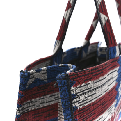 Christian Dior Canvas Embroidered Exclusive US Book Tote Multicolor 13 of 13