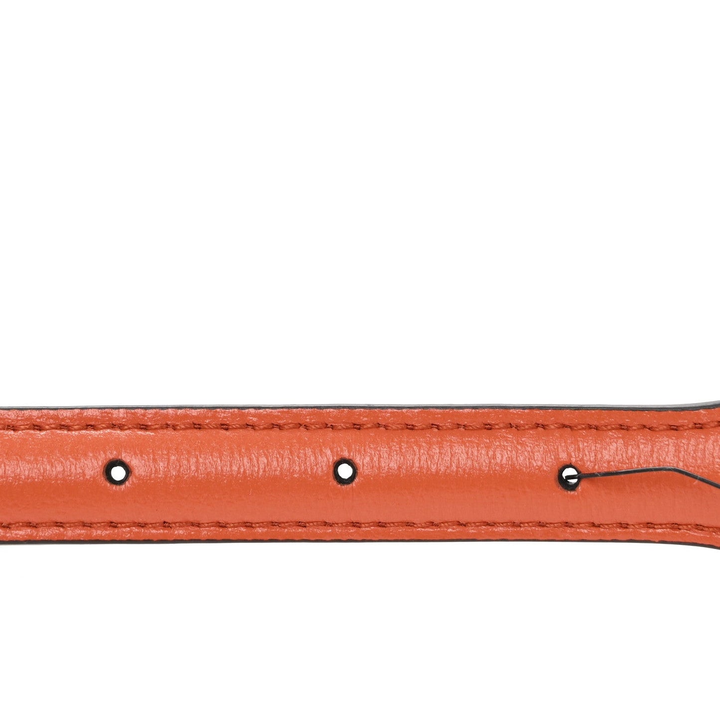 Efesto Leather Womens Horsebit 15/23mm Belt 85 34 Orange