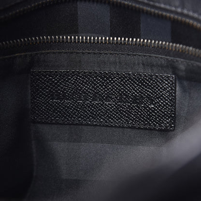 Burberry Calfskin Messenger Bag Black 6 of 10