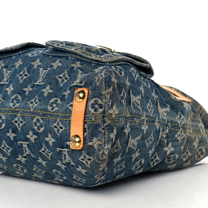 Louis Vuitton Denim Baggy GM Blue 8 of 10