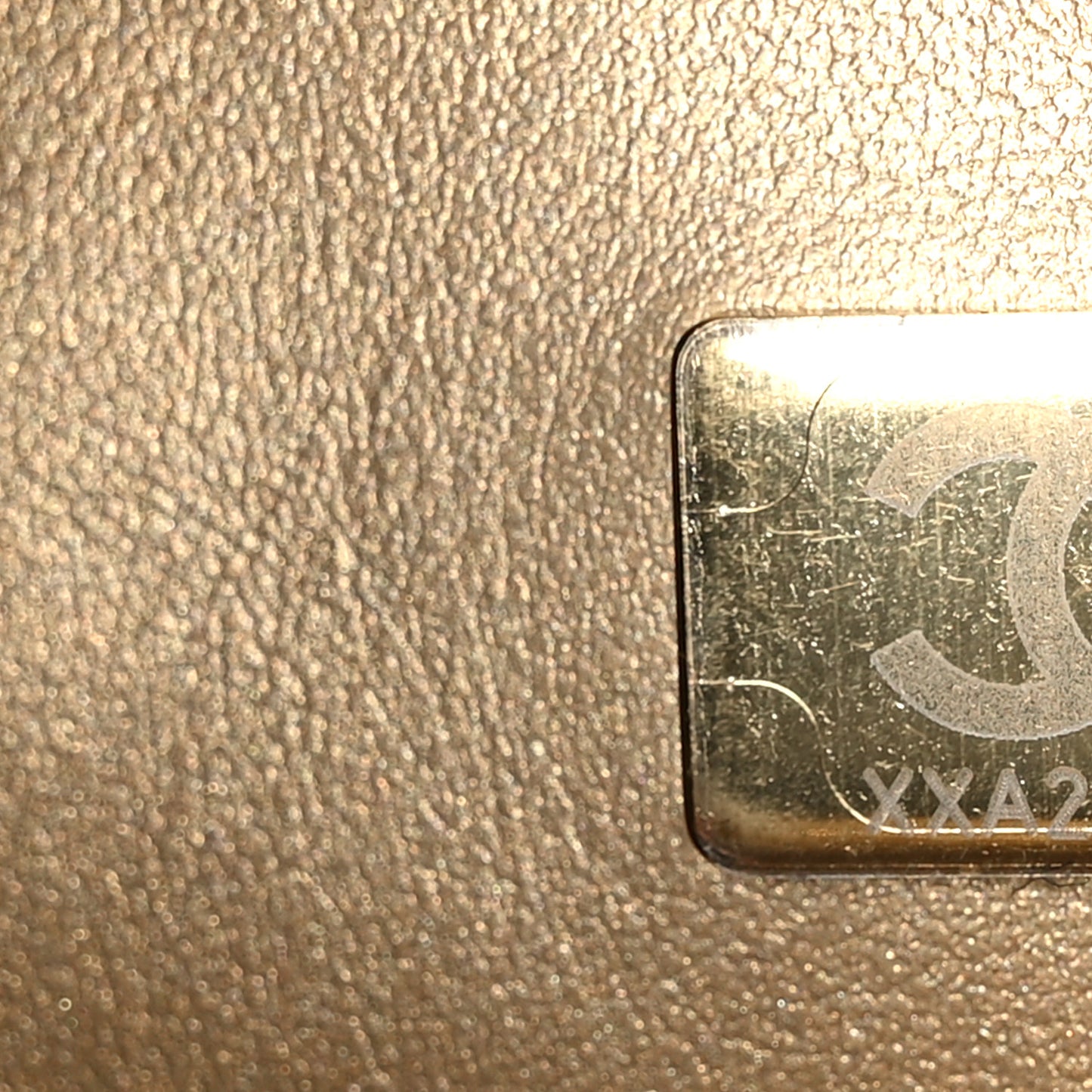 Lambskin Quilted Mini Rectangular Pearl Crush Flap Black