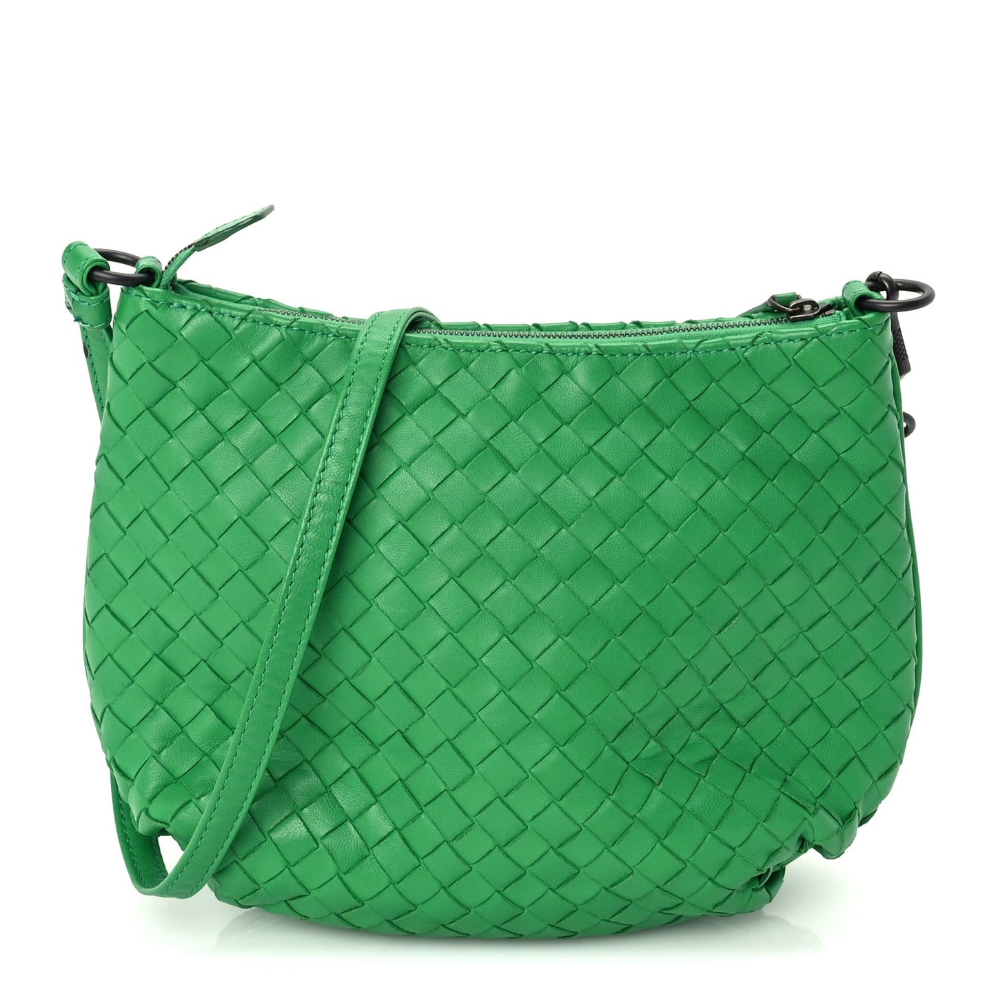 Nappa Intrecciato Mini Shoulder Bag  Parakeet