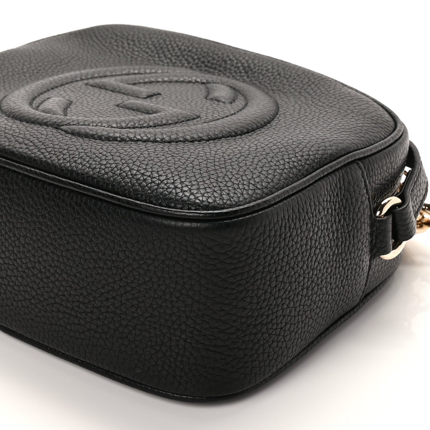 Gucci Pebbled Calfskin Small Soho Disco Bag Black 8 of 8
