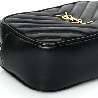 Saint Laurent Calfskin Matelasse Monogram Lou Belt Bag Black 7 of 8