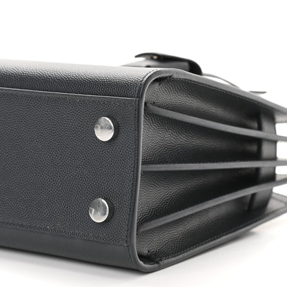 Saint Laurent Grained Calfskin Nano Sac De Jour Coal 9 of 11