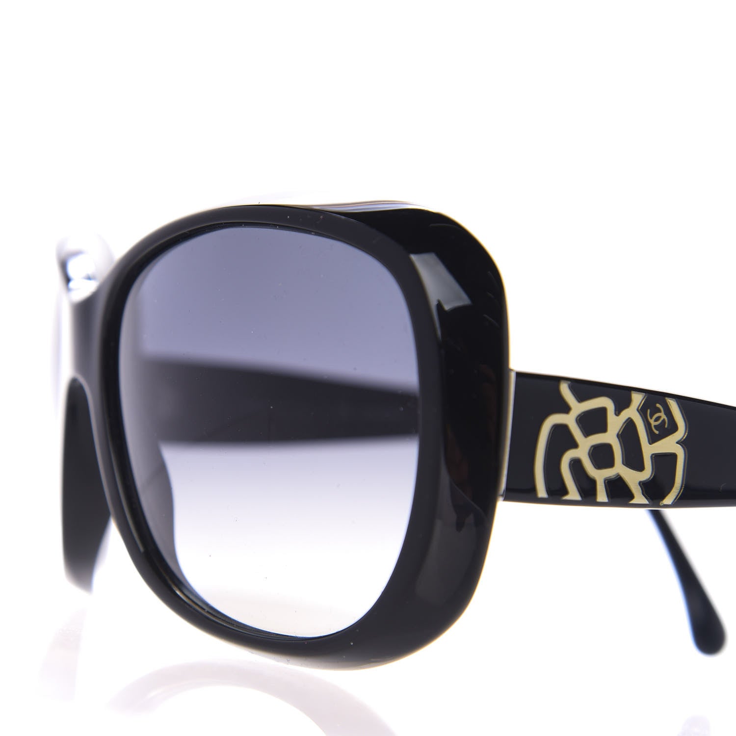 Chanel CC Camellia Sunglasses 5248 Black 7 of 8