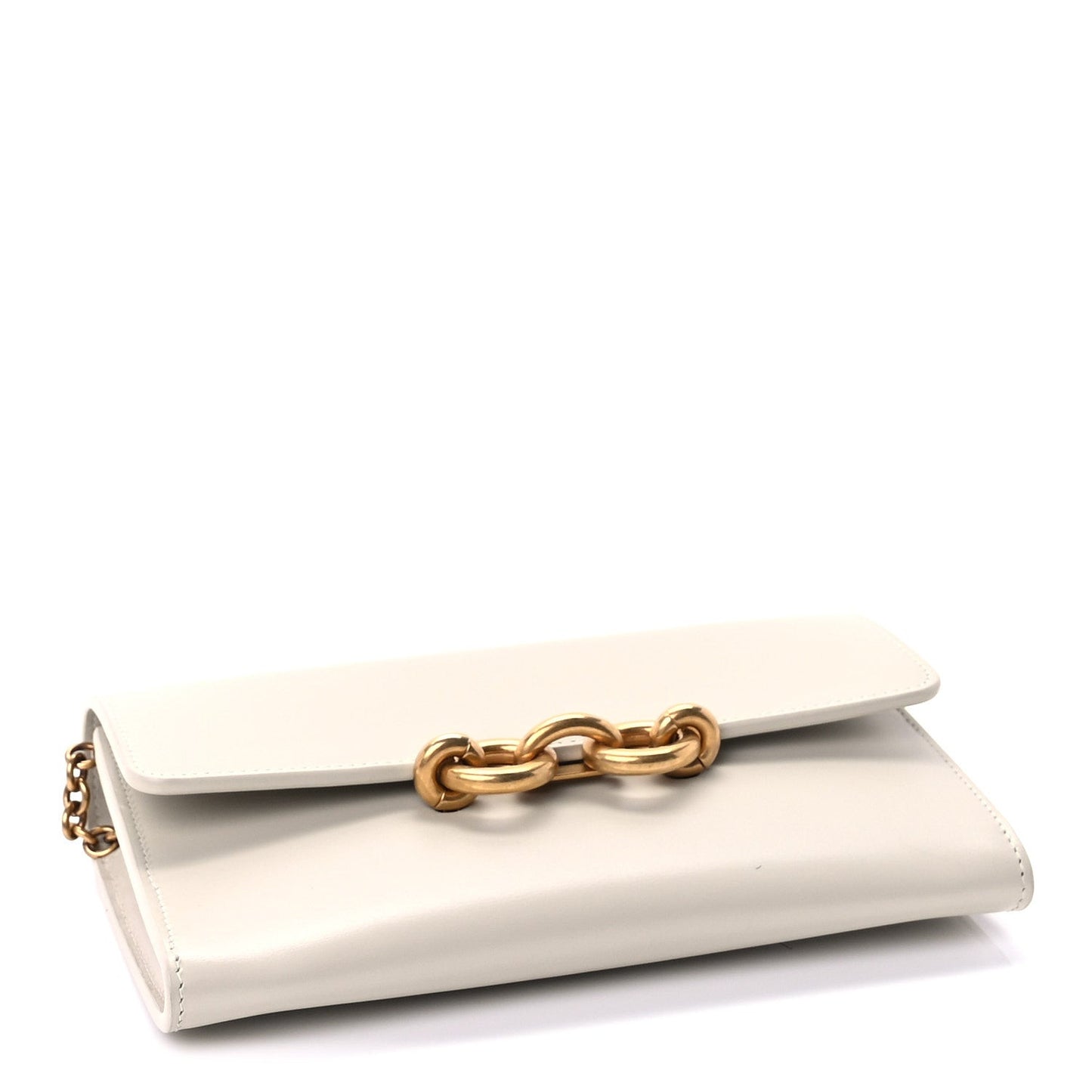 Smooth Calfskin Le Maillon Chain Wallet  Crema Soft
