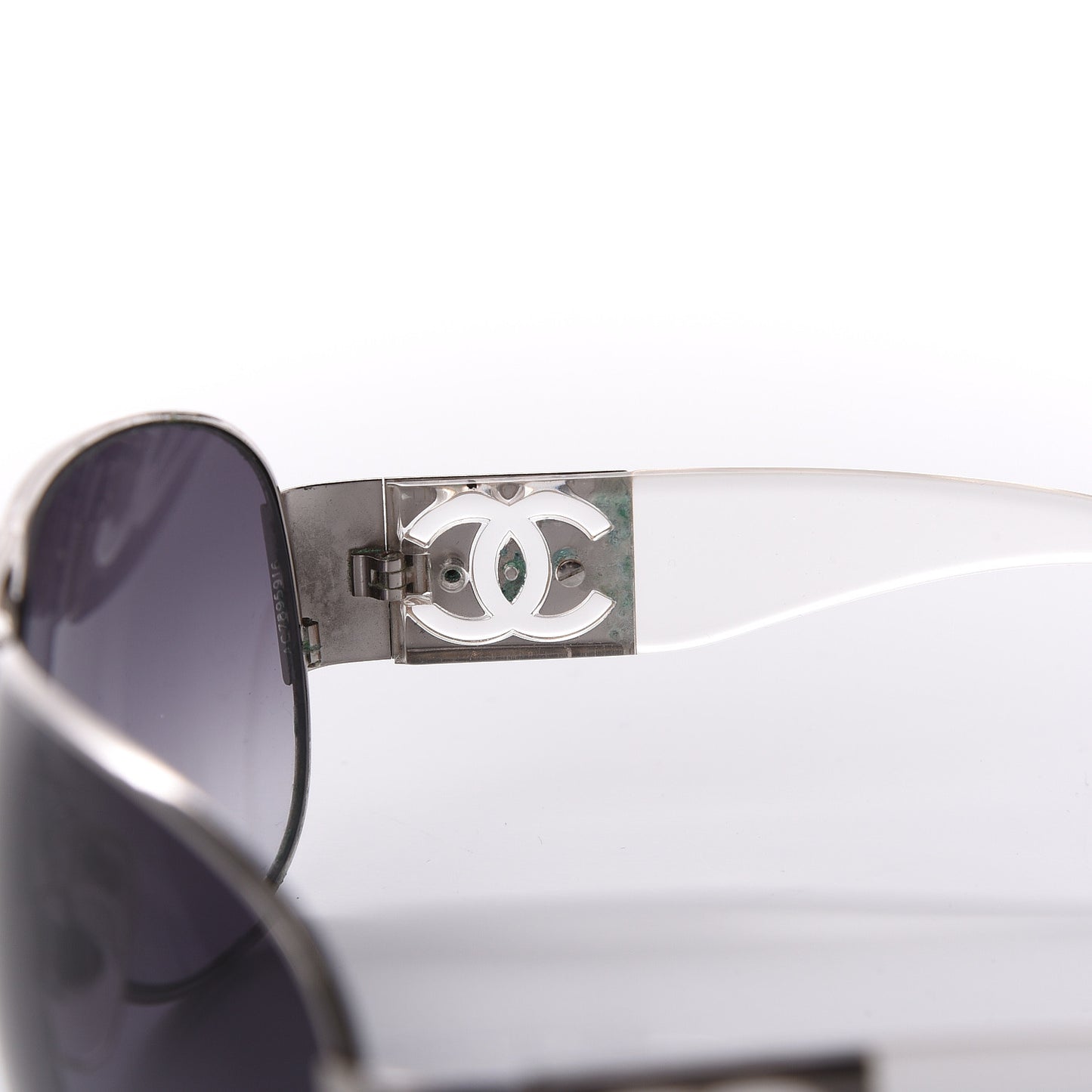 CC Logo Sunglasses 4128 Clear