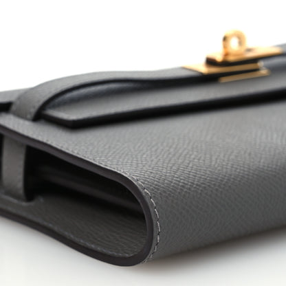 Hermes Epsom Kelly To Go Wallet Gris Meyer 9 of 13