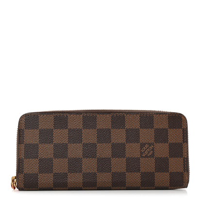 Louis Vuitton Damier Ebene Clemence Wallet Cherry 1 of 7