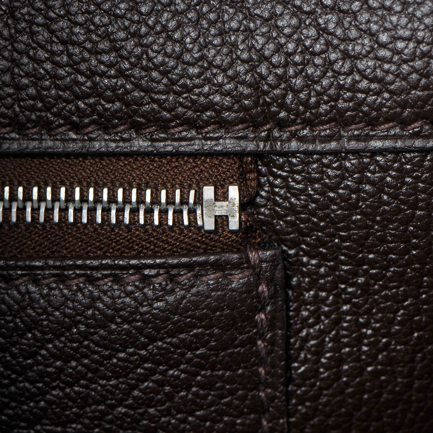 Hermes Togo Birkin 40 Chocolate 11 of 29