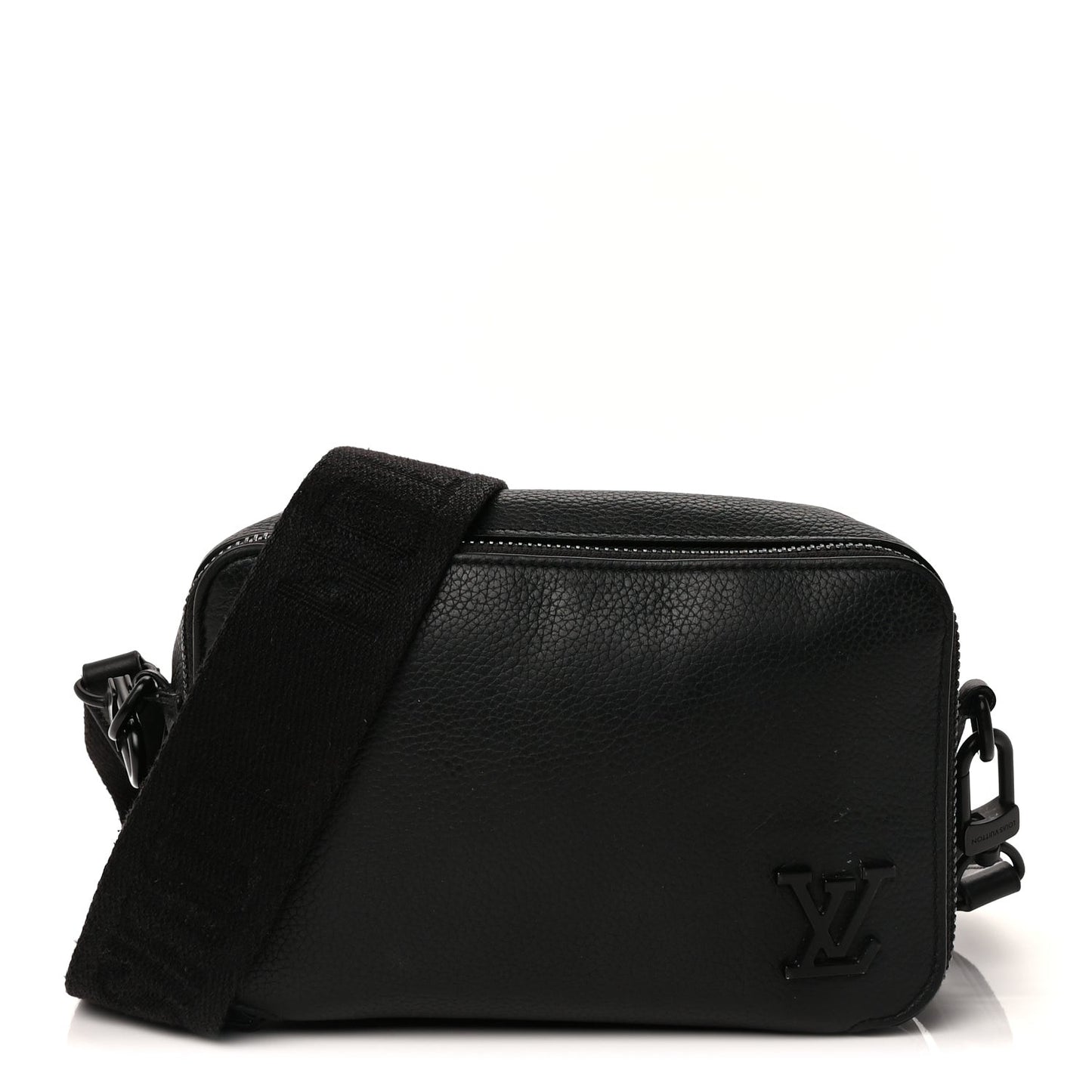 Calfskin Aerogram Alpha Wearable Wallet Black