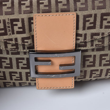 Fendi Zucchino Baguette Tan 8 of 11