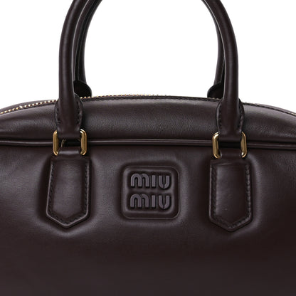 Miu Miu Calfskin Arcadie Top Handle Bag Radica 6 of 8