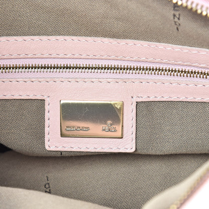 Fendi Calfskin Perforated Chef Hobo Pink 6 of 12