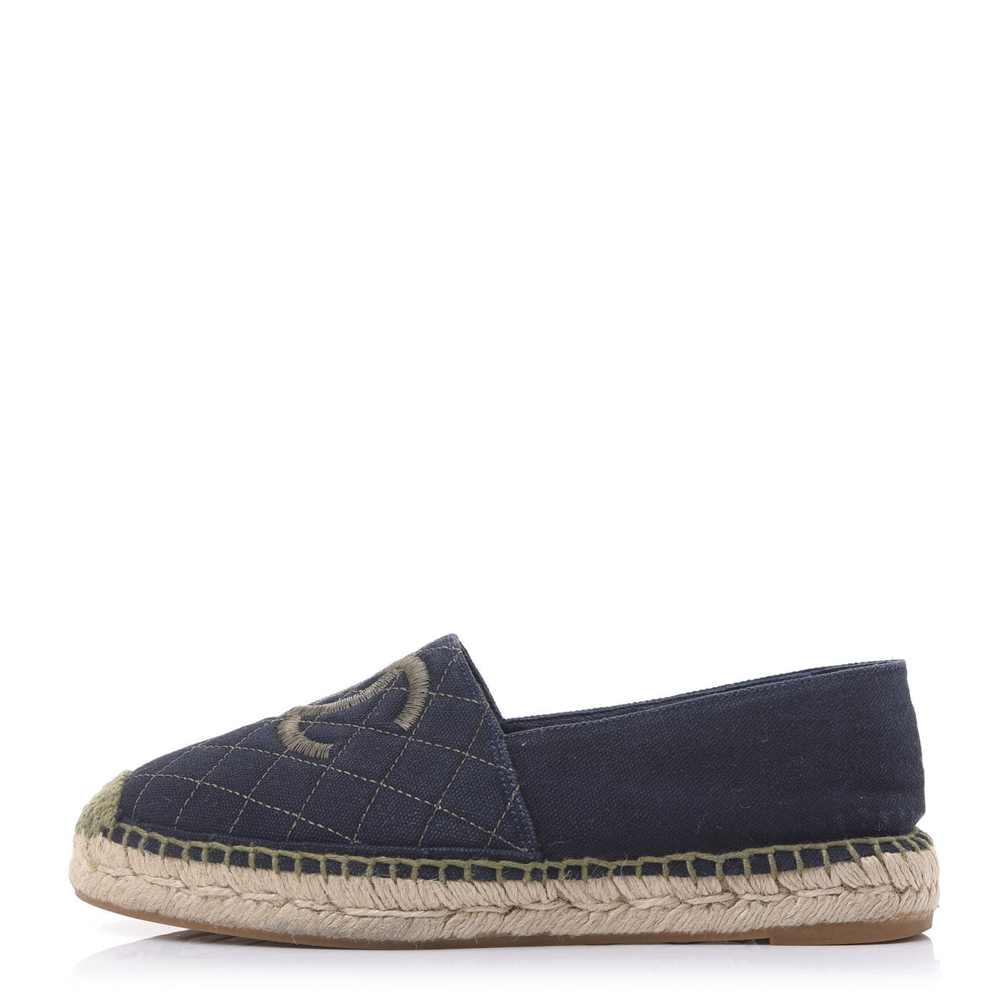 Fabric Biarritz CC Espadrilles 38 Blue Green