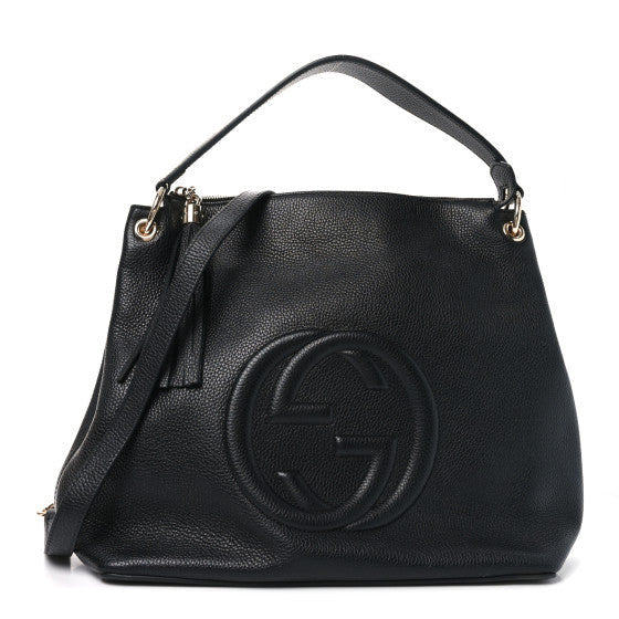 Gucci Pebbled Calfskin Large Soho Hobo Black 1 of 1