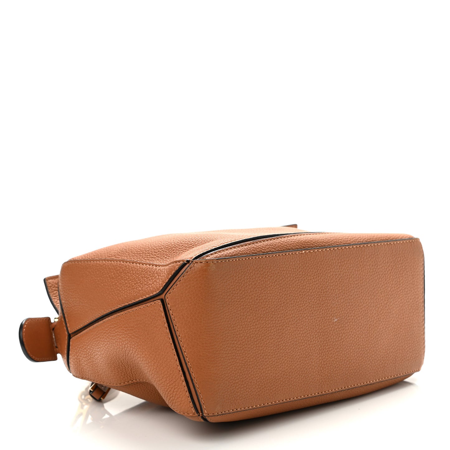 Calfskin Small Puzzle Bag Light Caramel