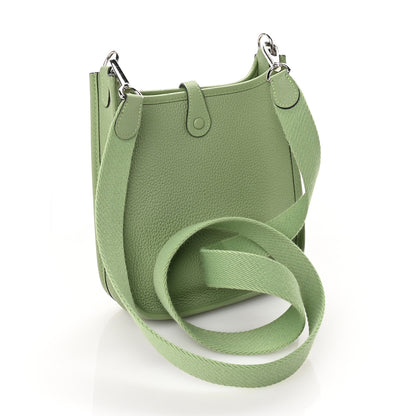 Hermes Taurillon Maurice Evelyne TPM Vert Criquet 2 of 9