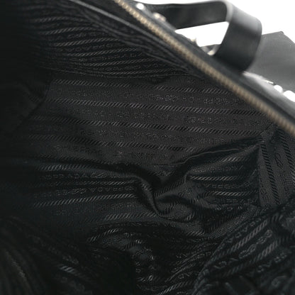 Prada Tessuto Nylon Saffiano Vela Robot Tote Black 4 of 8