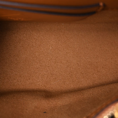 MCM Visetos Monogram Aren Crossbody Bag Cognac 4 of 8