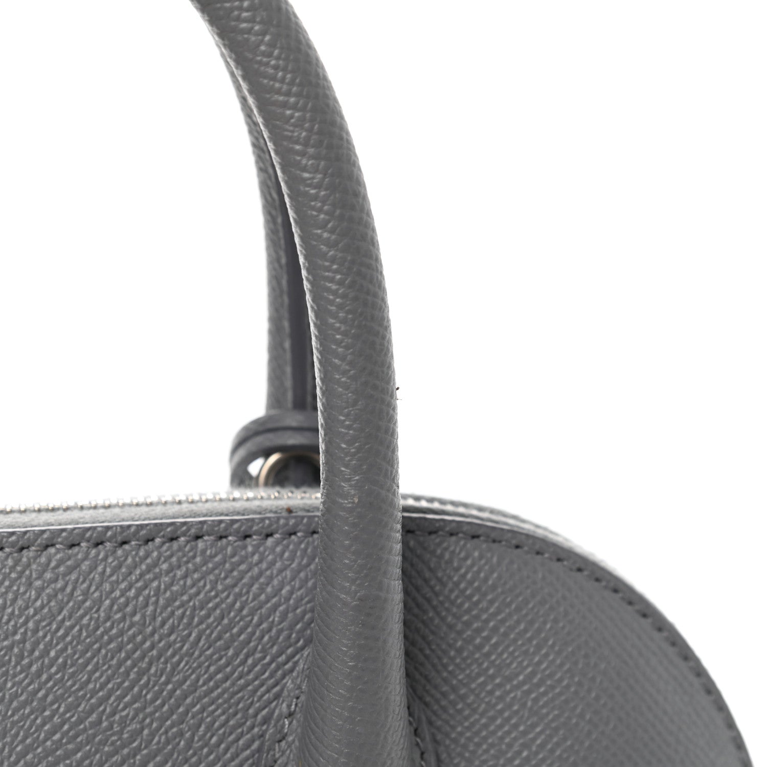 Balenciaga Grained Calfskin S Ville Top Handle Bag Gris Glace 13 of 14