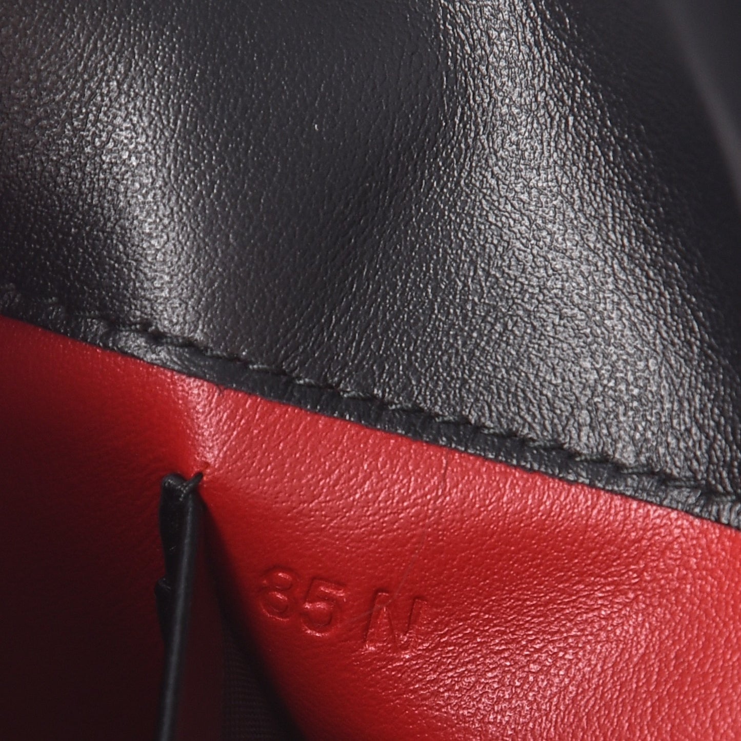 Spazzolato Logo Envelope Clutch Nero Black