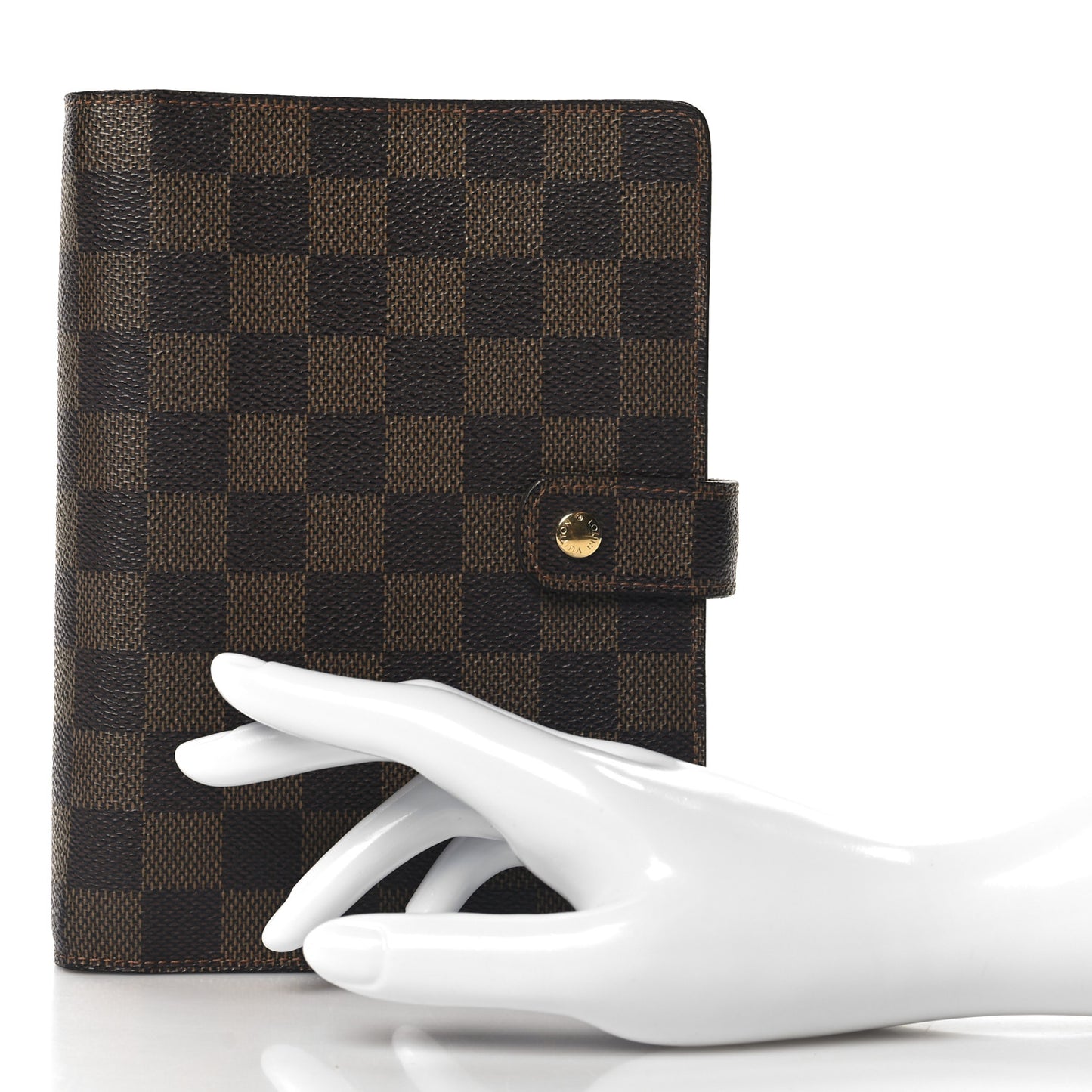 Damier Ebene Medium Ring Agenda Cover