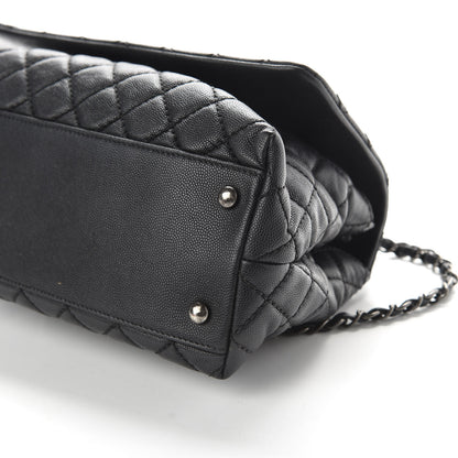 Chanel Caviar Quilted Small Coco Handle Flap Black 7 of 10