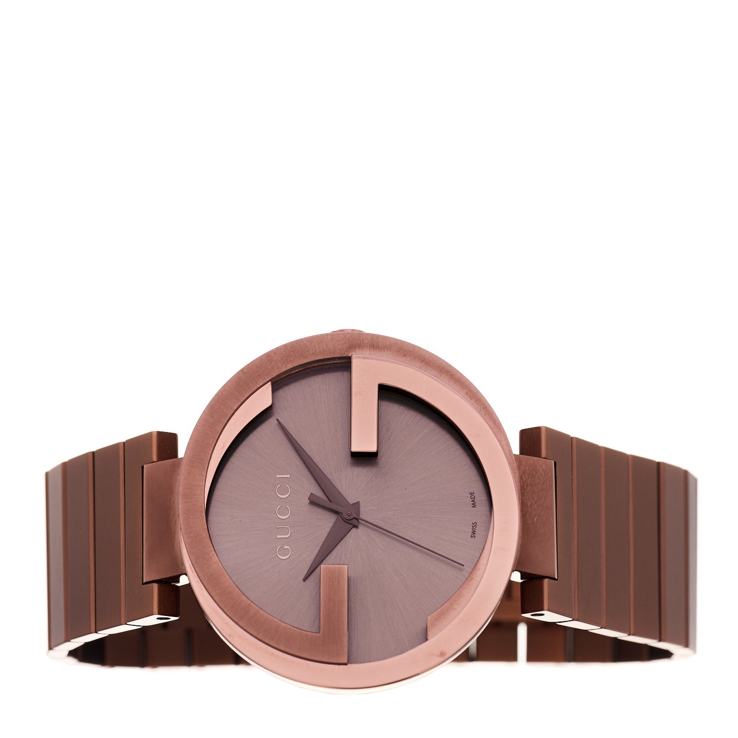 Stainless Steel 42mm Interlocking Quartz Watch Grey