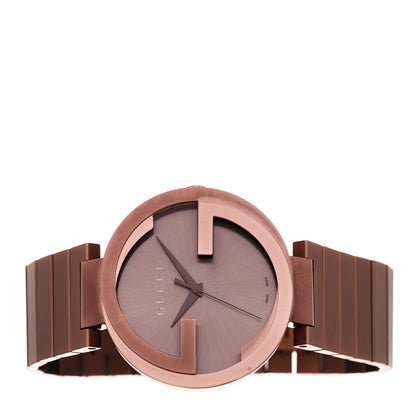 Gucci Stainless Steel 42mm Interlocking Quartz Watch Grey 2 of 4