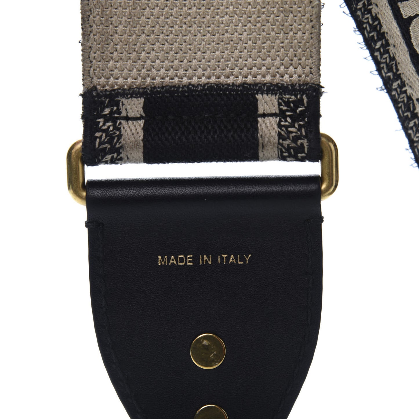 Canvas Embroidered Shoulder Strap Blue