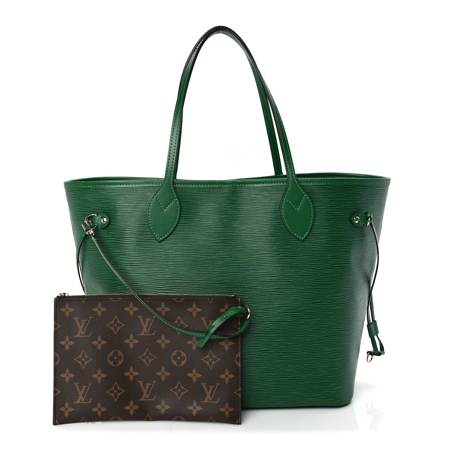 Louis Vuitton Epi Neverfull MM Borneo Green 1 of 9