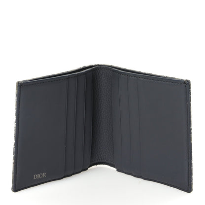 Christian Dior Oblique Bi-Fold Card Holder Grey 5 of 7