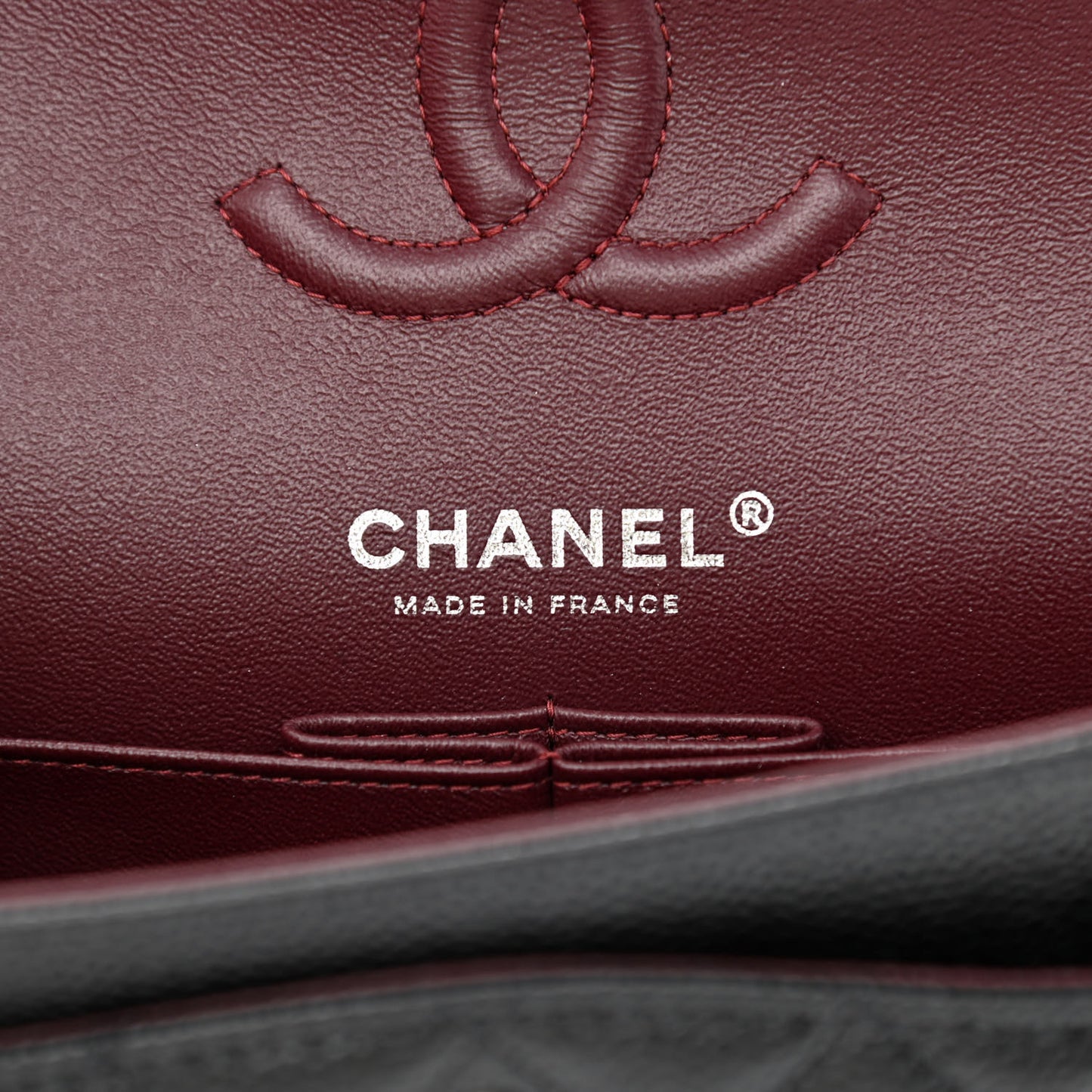 Caviar Quilted Small Double Flap Black