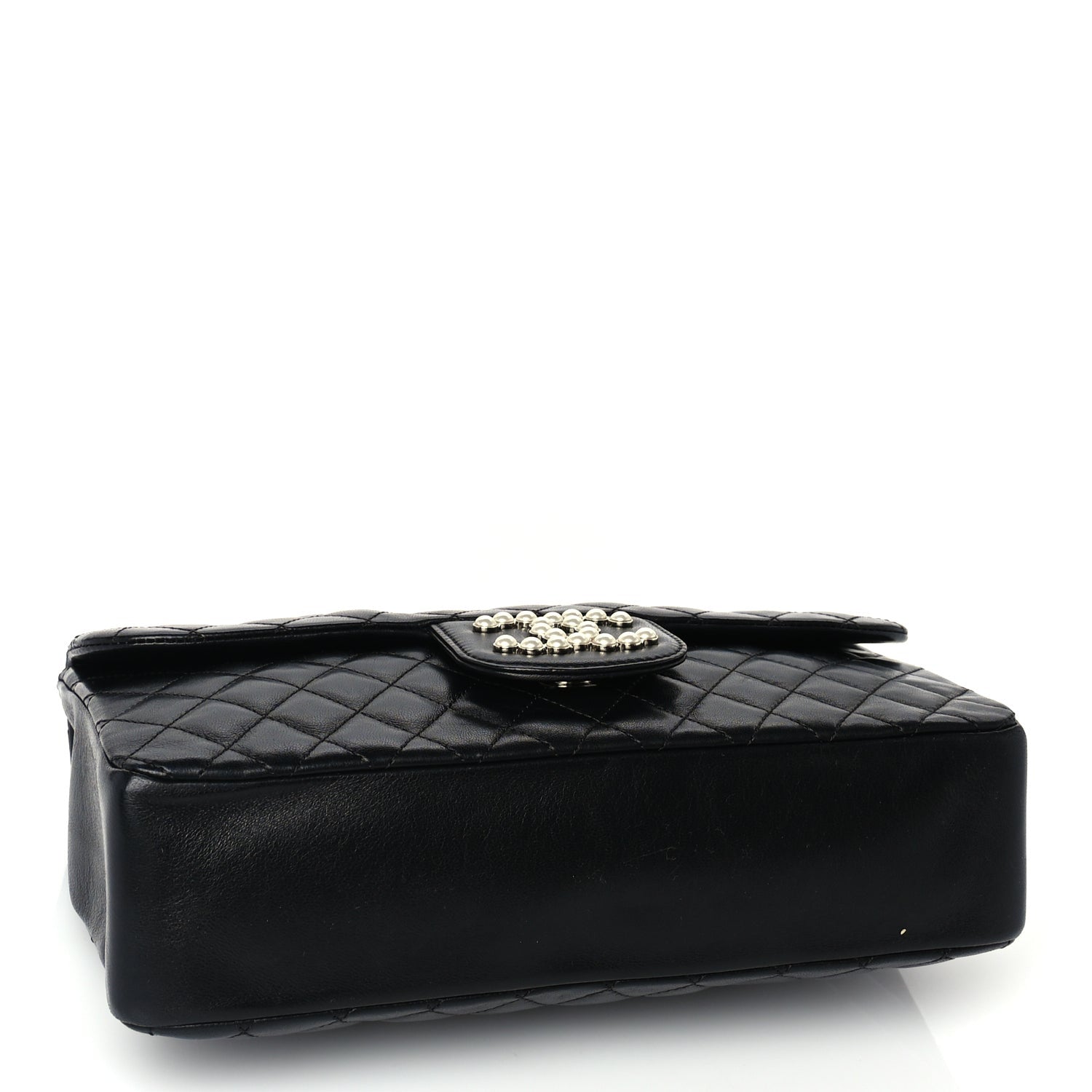 Chanel Lambskin Medium Westminster Pearl Flap  Black 4 of 10