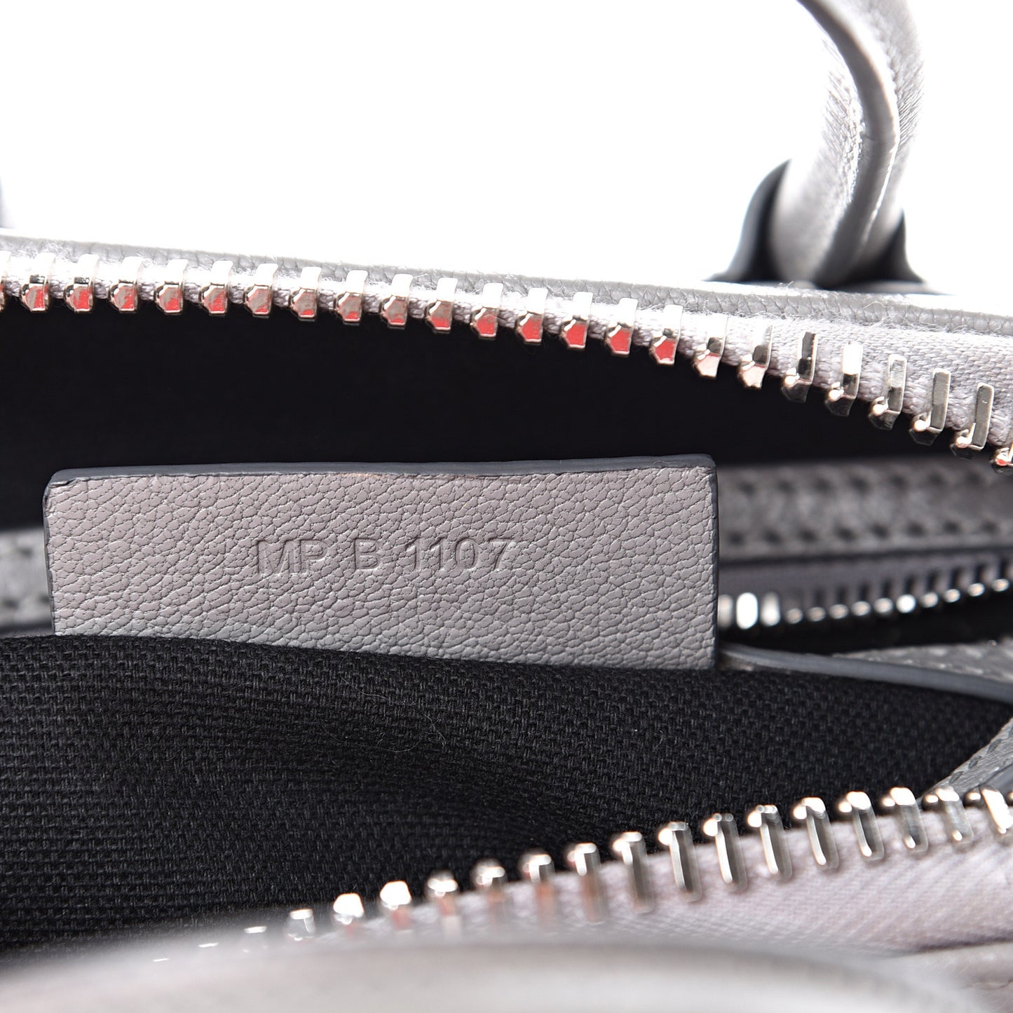 Sugar Goatskin Mini Antigona Pearl Grey