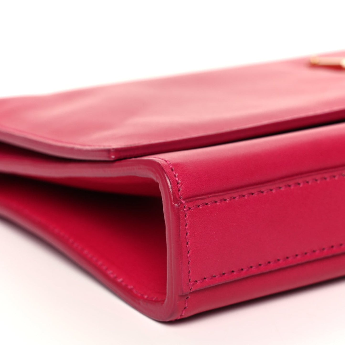 Smooth Calfskin Classic Monogram Cassandre Clutch Lipstick Fuchsia