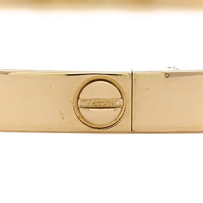 Cartier 18K Yellow Gold Small LOVE Bracelet 18 5 of 7